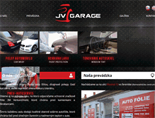 Tablet Screenshot of jvgarage.net